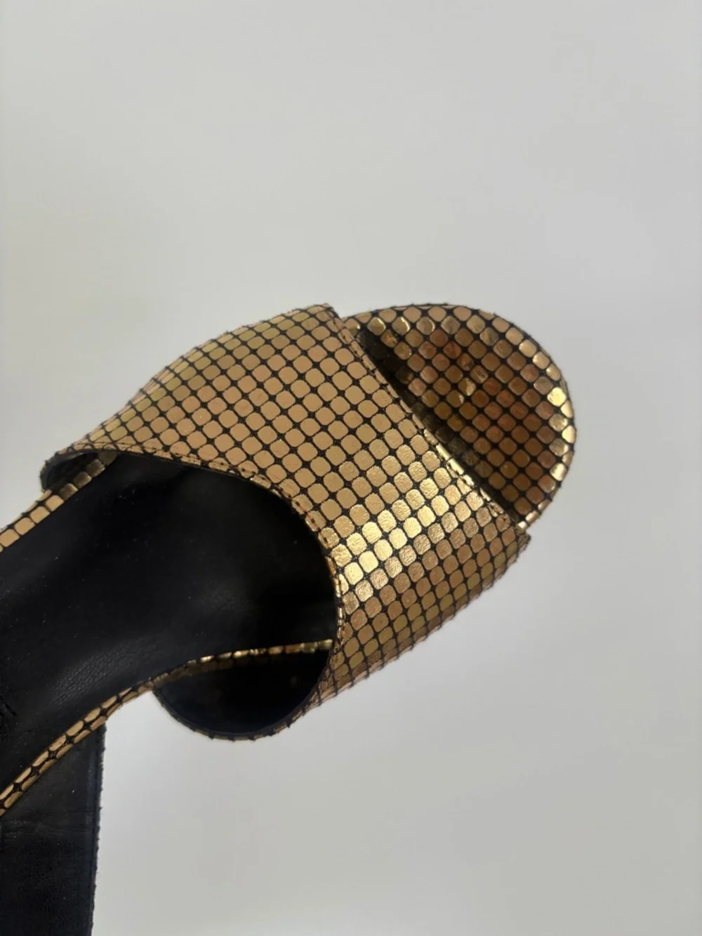 SIMON MILLER - Platform Rink Sandal in Star Gold